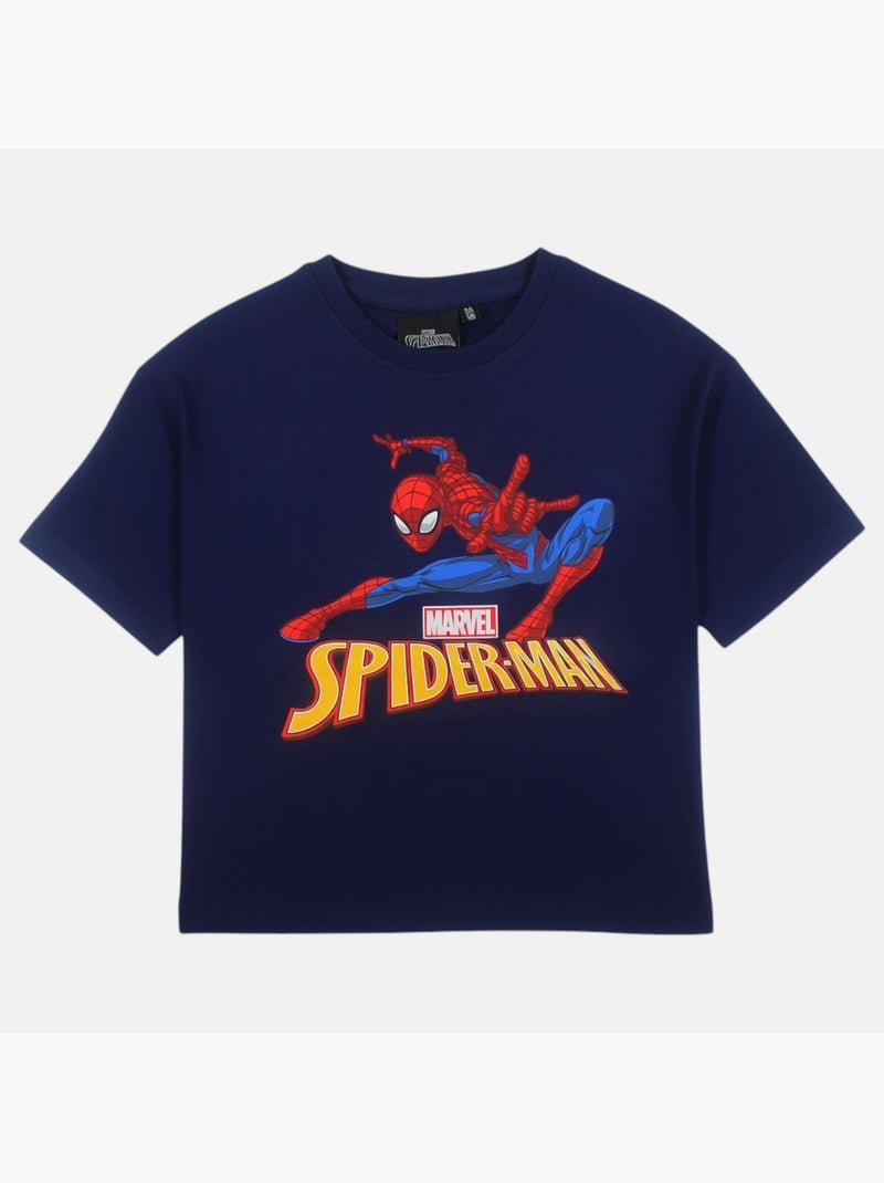 Marvel - Camiseta menino Spider Man Azul-marinho - Kiabi