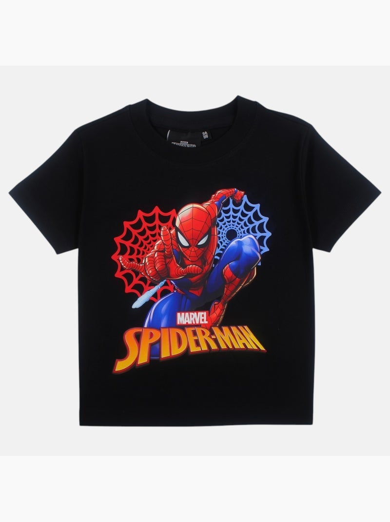 Marvel - Camiseta menino Spider Man Preto - Kiabi