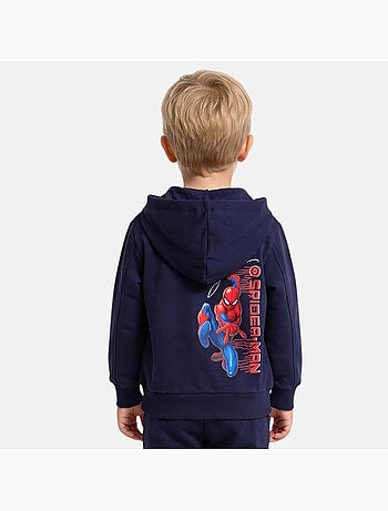 Marvel - camisola com capuz estampada, bolso tipo canguru