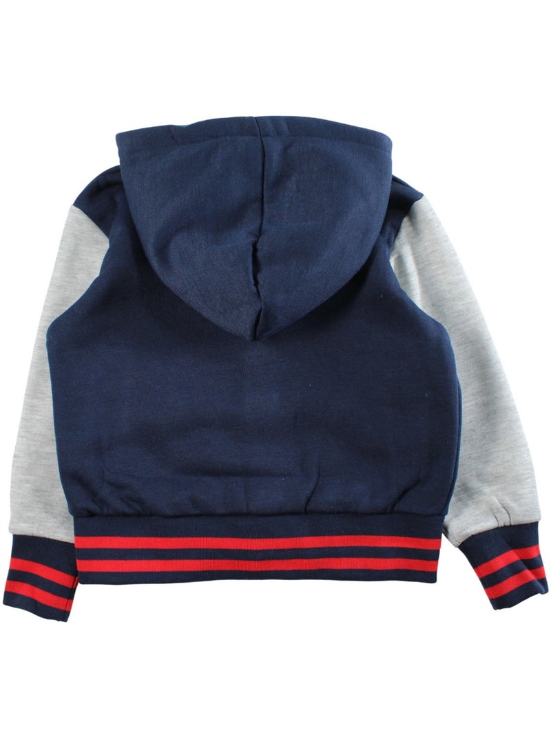 Marvel - Casaco com capuz menino estampado Azul-marinho - Kiabi