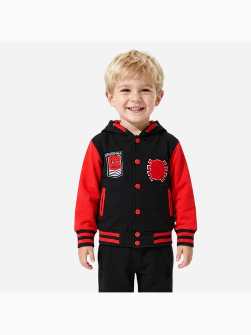 Marvel - casaco teddy com capuz estampado e detalhes bordados - Kiabi Marvel - casaco teddy com capuz estampado e detalhes bordados - Kiabi