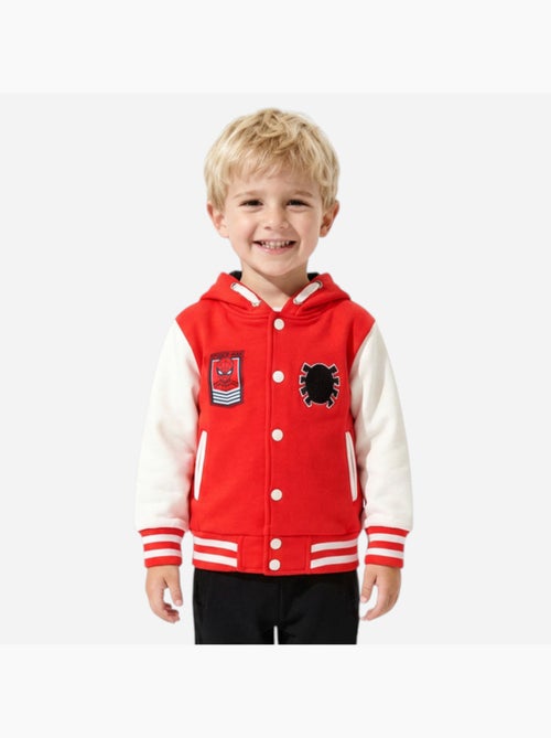 Marvel - casaco teddy com capuz estampado e detalhes bordados - Kiabi Marvel - casaco teddy com capuz estampado e detalhes bordados - Kiabi