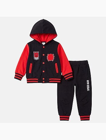 Marvel - conjunto de camisola com capuz e calças de treino estampadas