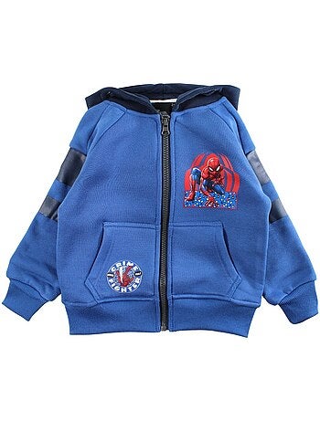 Marvel - Conjunto fato de treino menino casaco com capuz e calças estampado