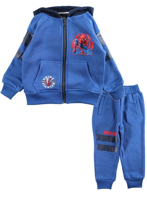 Marvel - Conjunto fato de treino menino casaco com capuz e calças estampado - Kiabi Marvel - Conjunto fato de treino menino casaco com capuz e calças estampado - Kiabi