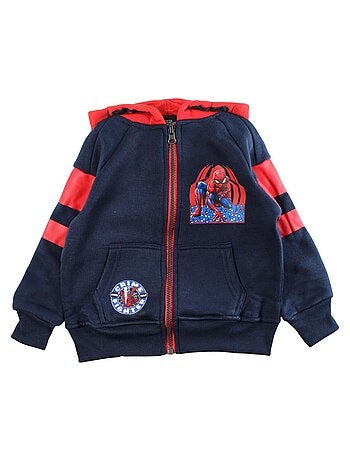 Marvel - Conjunto fato de treino menino casaco com capuz e calças estampado