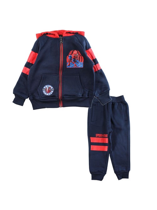 Marvel - Conjunto fato de treino menino casaco com capuz e calças estampado - Kiabi Marvel - Conjunto fato de treino menino casaco com capuz e calças estampado - Kiabi