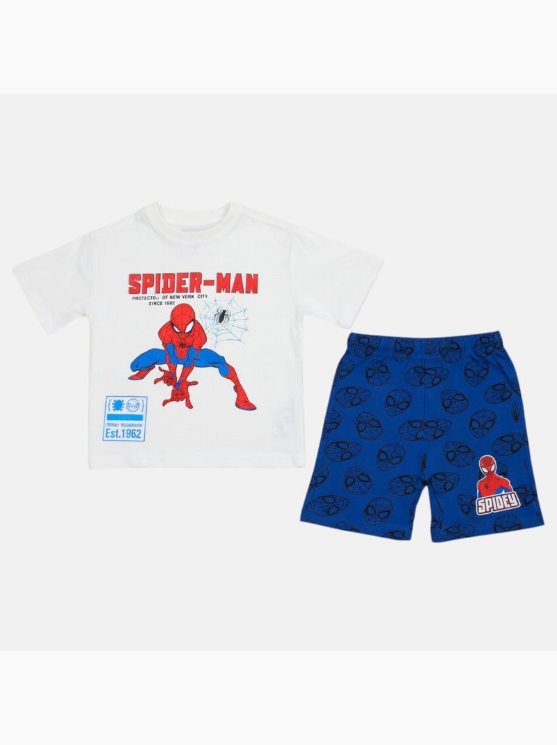 Marvel - Conjunto menino Spiderman Branco - Kiabi