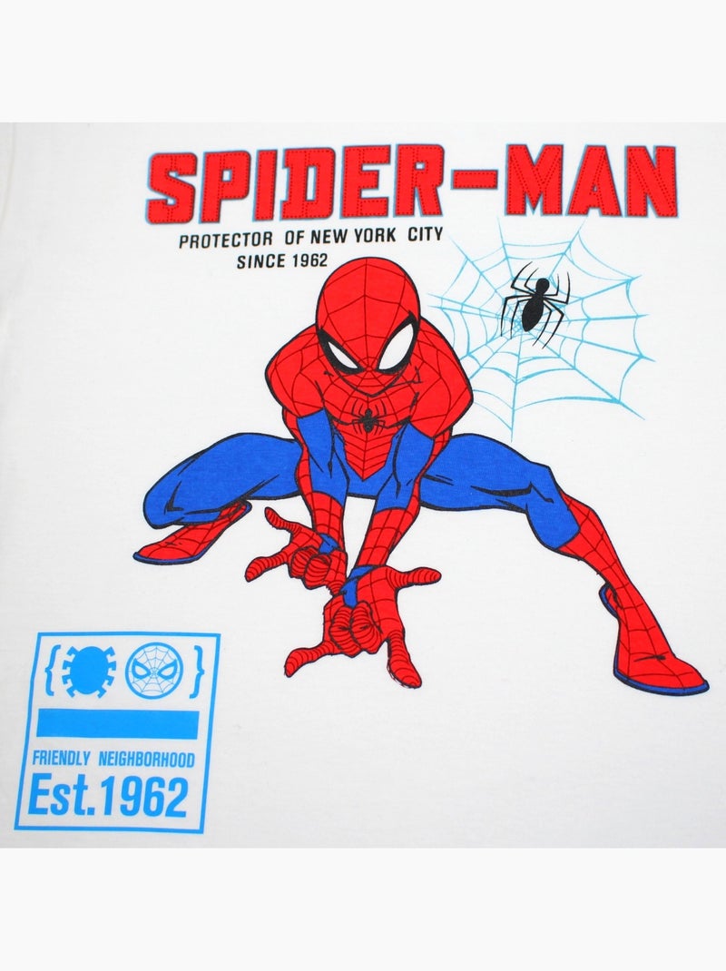 Marvel - Conjunto menino Spiderman Branco - Kiabi