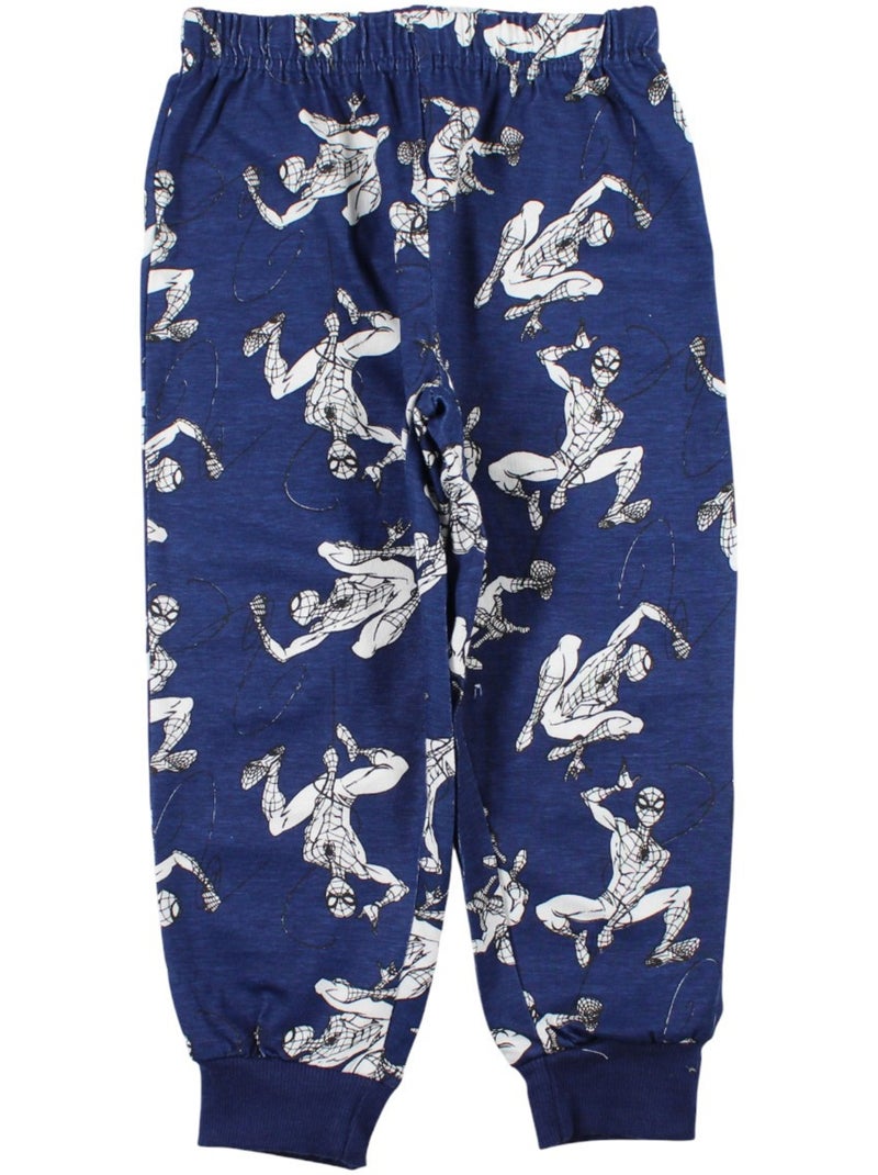 Marvel - Pijama algodão menino estampado Azul - Kiabi