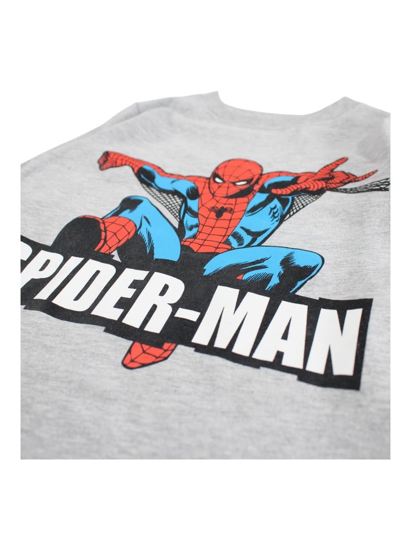 Marvel - Pijama algodão menino estampado Cinza - Kiabi
