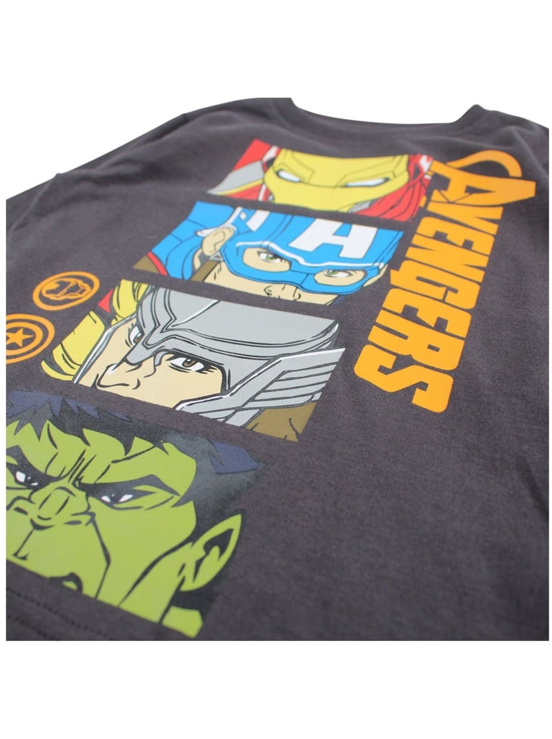 Marvel - Pijama de algodão menino com estampa Preto - Kiabi