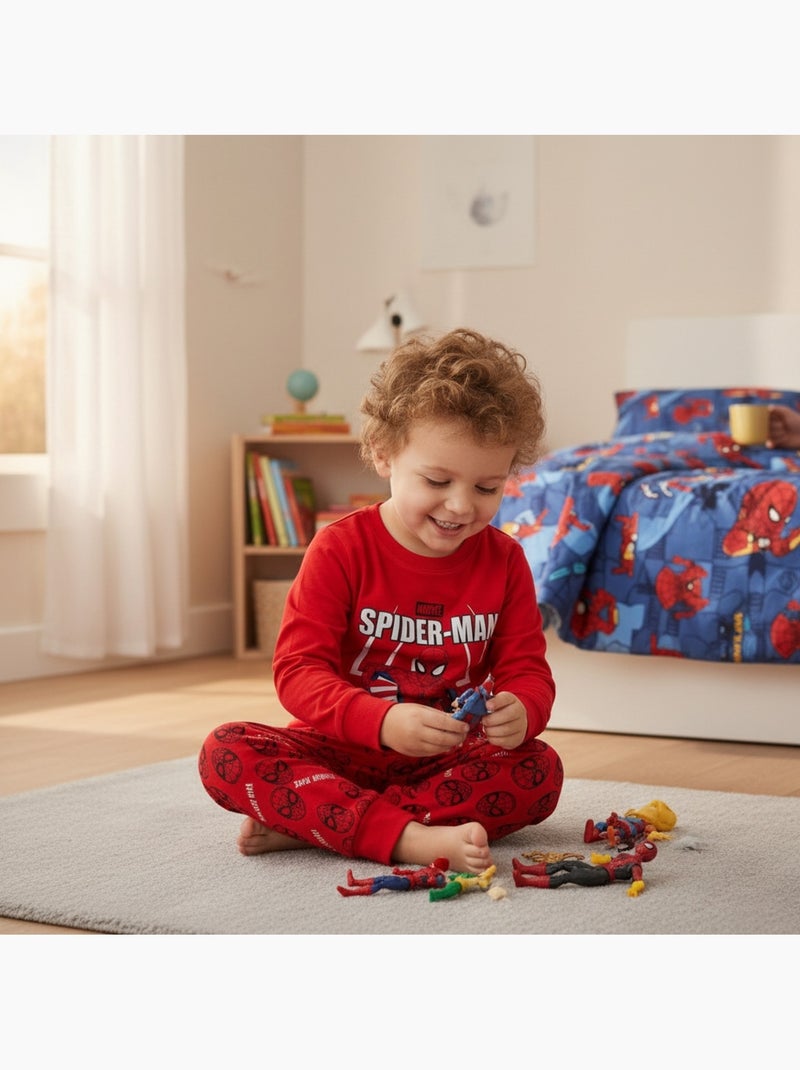 Marvel - pijama para menino spider man Vermelho - Kiabi