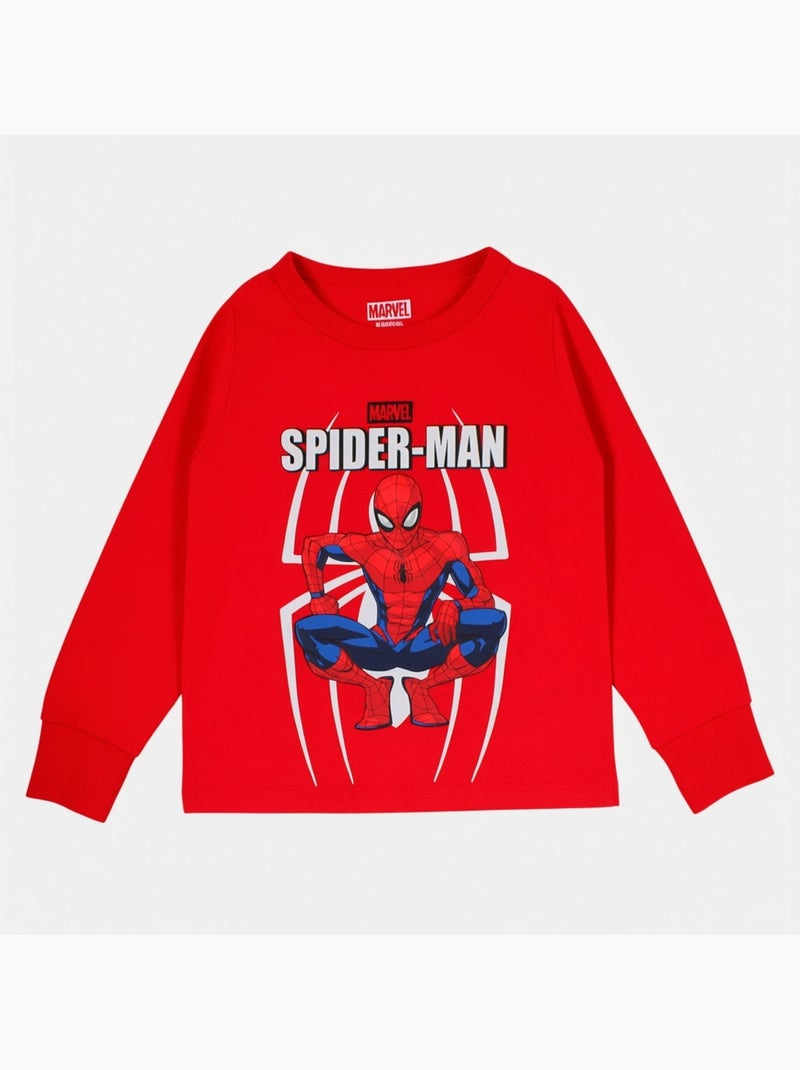 Marvel - pijama para menino spider man Vermelho - Kiabi