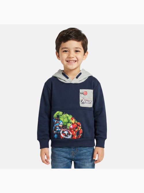 Marvel - Sweat com capuz com bolso canguru - Kiabi Marvel - Sweat com capuz com bolso canguru - Kiabi