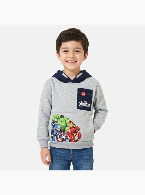 Marvel - Sweat com capuz com bolso canguru - Kiabi Marvel - Sweat com capuz com bolso canguru - Kiabi