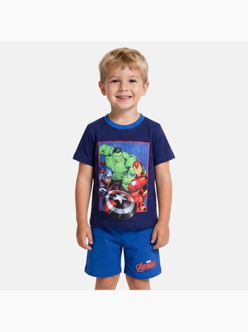 Marvel - T-shirt com estampa e calções a condizer - Kiabi