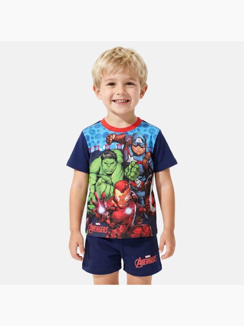 Marvel - T-shirt com estampa e calções a condizer - Kiabi Marvel - T-shirt com estampa e calções a condizer - Kiabi