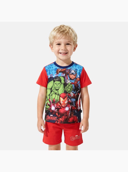 Marvel - T-shirt com estampa e calções a condizer - Kiabi