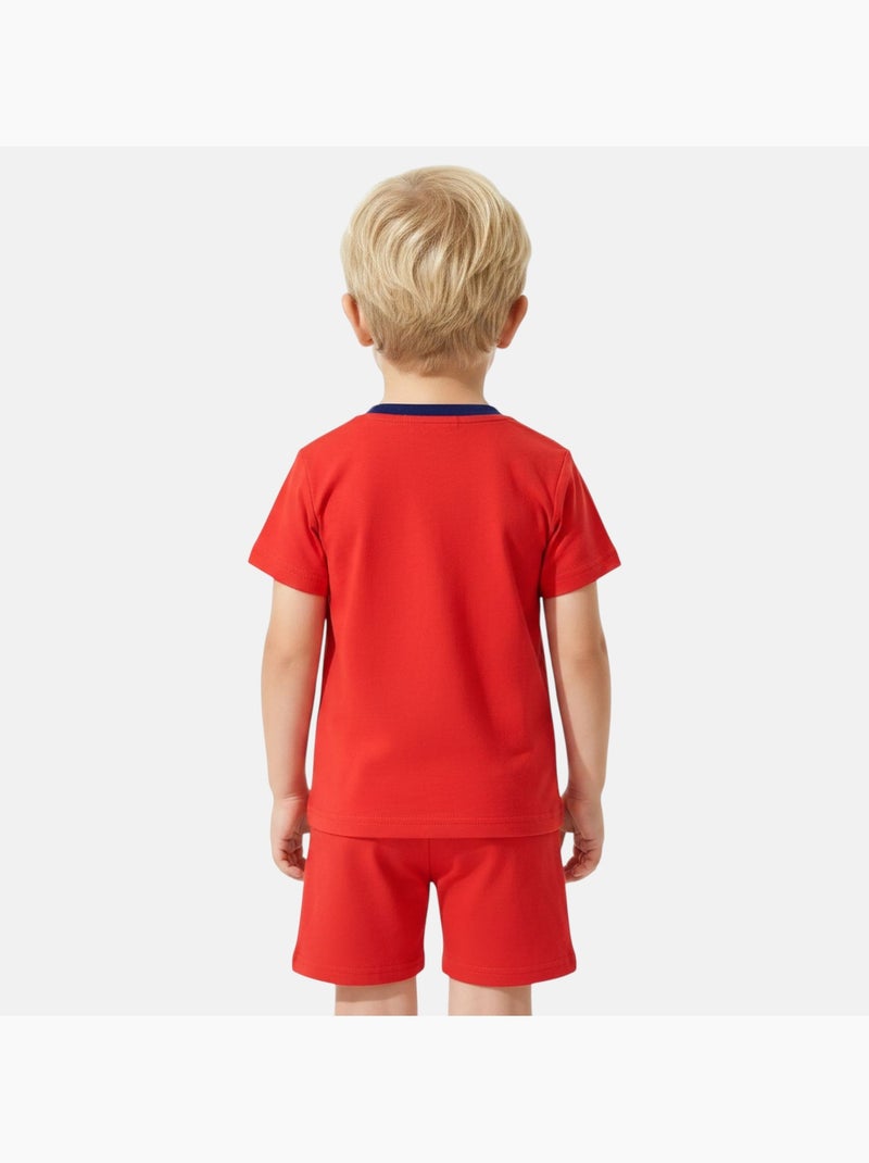 Marvel - T-shirt com estampa e calções a condizer Vermelho - Kiabi