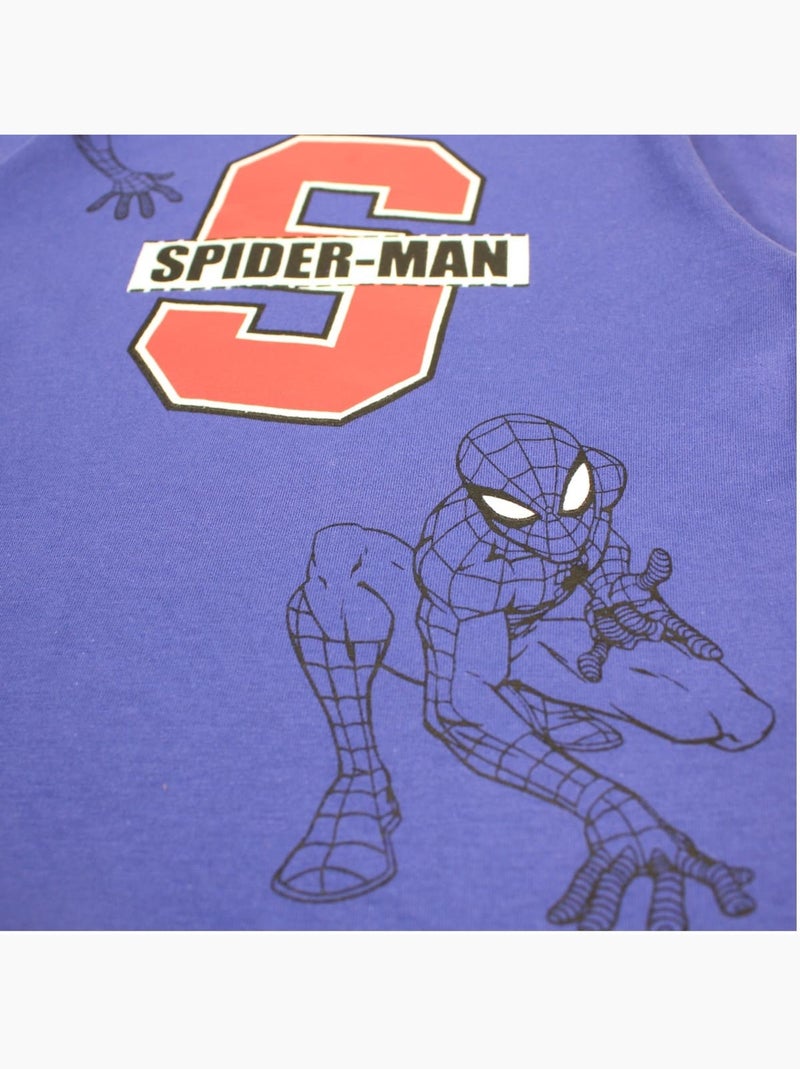 Marvel - T-shirt manga curta menino estampada Roxo - Kiabi
