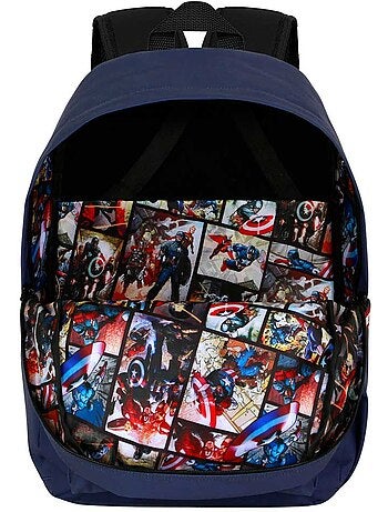 Marvel Capitão América CAP Mochila Block, Azul