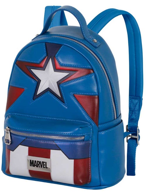 Marvel Capitão América Courage Mochila Heady, Azul - Kiabi Marvel Capitão América Courage Mochila Heady, Azul - Kiabi