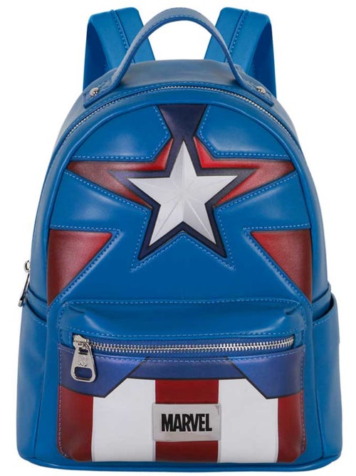 Marvel Capitão América Courage Mochila Heady, Azul - Kiabi Marvel Capitão América Courage Mochila Heady, Azul - Kiabi