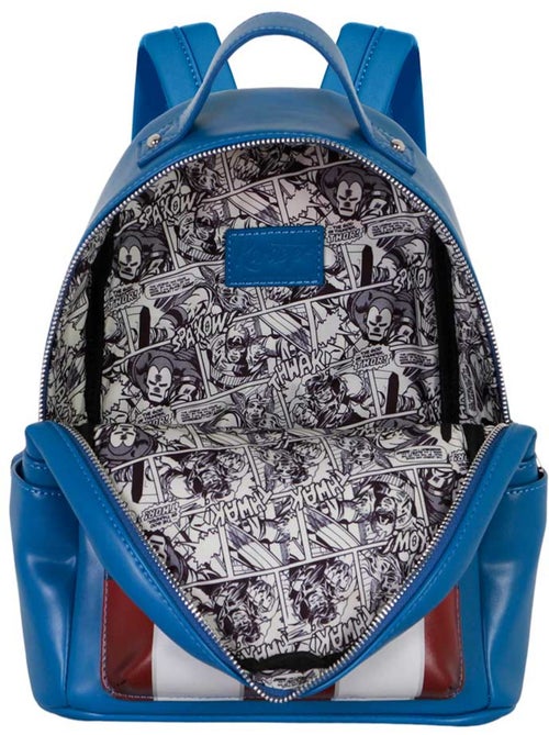 Marvel Capitão América Courage Mochila Heady, Azul - Kiabi Marvel Capitão América Courage Mochila Heady, Azul - Kiabi