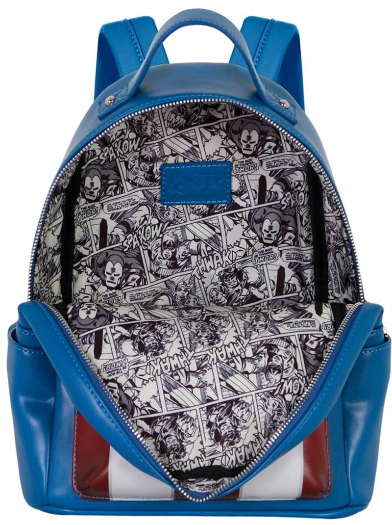 Marvel Capitão América Courage Mochila Heady, Azul Azul - Kiabi