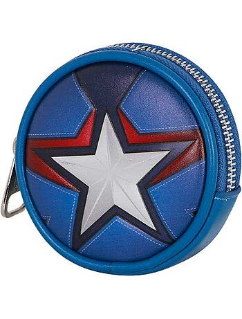 Marvel capitão américa courage porta-moedas cookie, azul