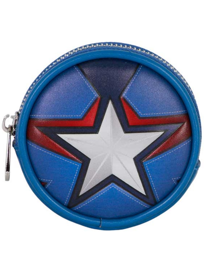 Marvel Capitão América Courage Porta-moedas Cookie, Azul Azul - Kiabi