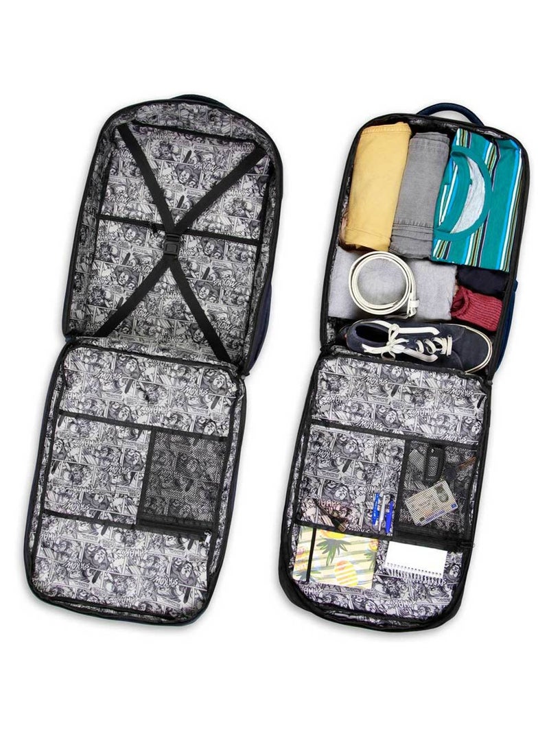 Marvel Capitão América Gears Mochila de Viagem Mercury Grande 47x23x33cm, Azul Azul - Kiabi