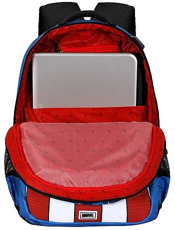 Marvel Capitão América Gears Mochila Running PLUS, Azul