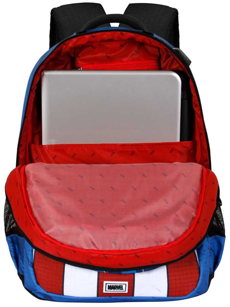 Marvel Capitão América Gears Mochila Running PLUS, Azul Azul - Kiabi