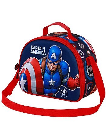 Marvel Capitão América Patriot Lancheira 3D, Multicolorido