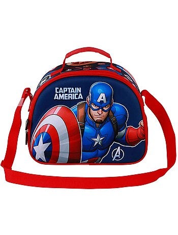 Marvel Capitão América Patriot Lancheira 3D, Multicolorido