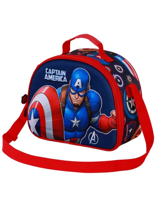Marvel Capitão América Patriot Lancheira 3D, Multicolorido - Kiabi