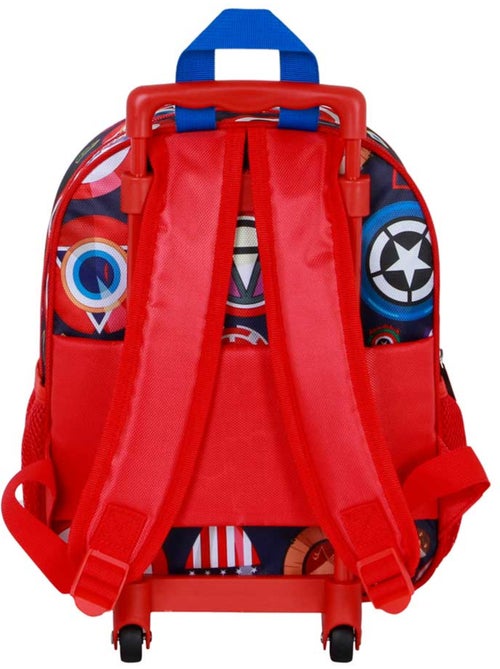 Marvel Capitão América Patriot Mochila 3D com Rodas Pequena, Multicolorido - Kiabi Marvel Capitão América Patriot Mochila 3D com Rodas Pequena, Multicolorido - Kiabi