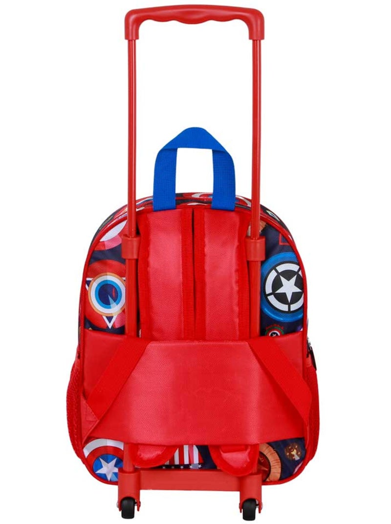 Marvel Capitão América Patriot Mochila 3D com Rodas Pequena, Multicolorido Multicolorido - Kiabi