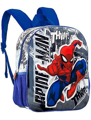 Marvel Homem-Aranha Jumping Mochila 3D Pequena, Cinza