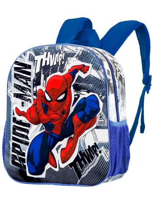 Marvel Homem-Aranha Jumping Mochila 3D Pequena, Cinza - Kiabi
