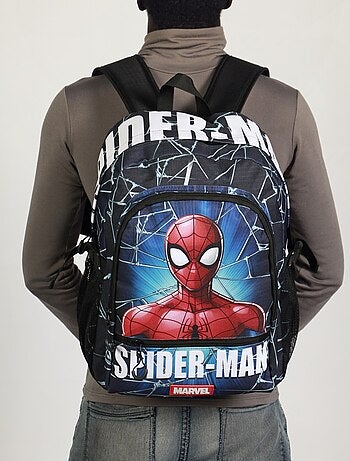 Marvel Homem-Aranha Maximum Mochila Fight FAN 2.2, Azul