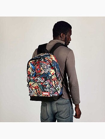 Marvel Homem-Aranha Panels Mochila HS FAN 2.2, Multicolorido
