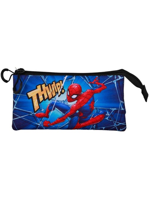 Marvel Homem-Aranha Skills Estojo Triplo, Preta - Kiabi Marvel Homem-Aranha Skills Estojo Triplo, Preta - Kiabi