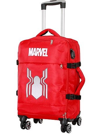Marvel Homem-Aranha Spider Mala de Cabine 4 Rodas, Vermelha