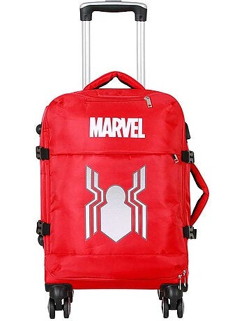 Marvel Homem-Aranha Spider Mala de Cabine 4 Rodas, Vermelha