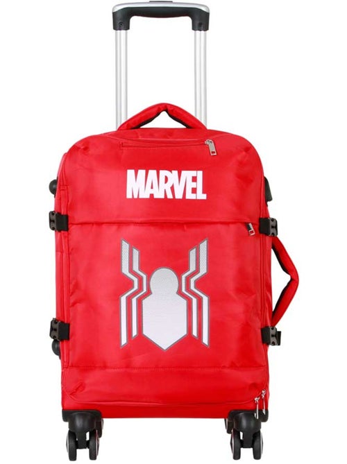 Marvel Homem-Aranha Spider Mala de Cabine 4 Rodas, Vermelha - Kiabi