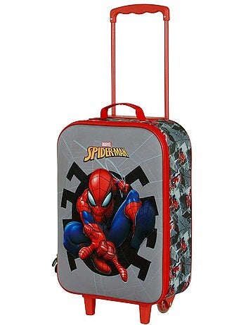 Marvel Homem-Aranha Symbol Mala Trolley Soft 3D, Cinza