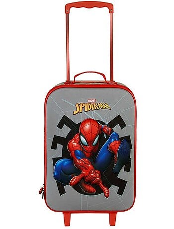 Marvel Homem-Aranha Symbol Mala Trolley Soft 3D, Cinza